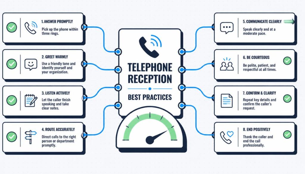 Accueil téléphonique : les 8 règles qui font vraiment la différence