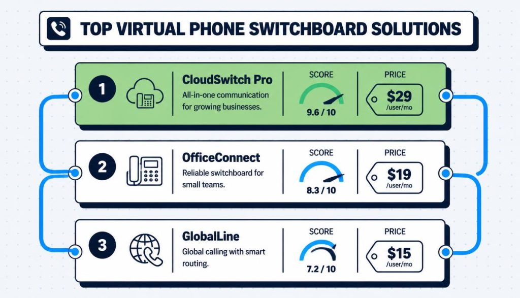 Meilleur standard téléphonique virtuel : le classement 2026 testé